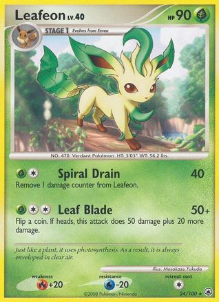 Leafeon (24) 24/100 - Majestic Dawn - Poke-Collect