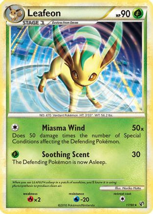 Leafeon 17/90 - Undaunted - Poke-Collect