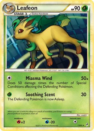 Leafeon 13/95 - Call of Legends Reverse Holofoil - Poke-Collect