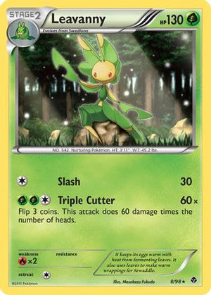 Leavanny (8) 8/98 - Emerging Powers Reverse Holofoil - Poke-Collect