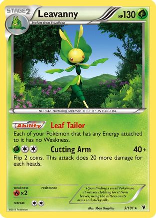 Leavanny 3/101 - Noble Victories Holofoil - Poke-Collect