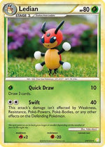 Ledian 25/123 - HeartGold SoulSilver - Poke-Collect