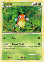 Ledyba 71/123 - HeartGold SoulSilver Reverse Holofoil - Poke-Collect