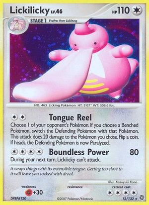 Lickilicky 12/132 - Secret Wonders Reverse Holofoil - Poke-Collect