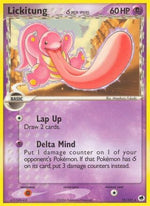 Lickitung (Delta Species) 19/101 - Dragon Frontiers Reverse Holofoil - Poke-Collect