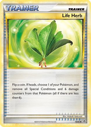 Life Herb 79/95 - Unleashed Reverse Holofoil - Poke-Collect