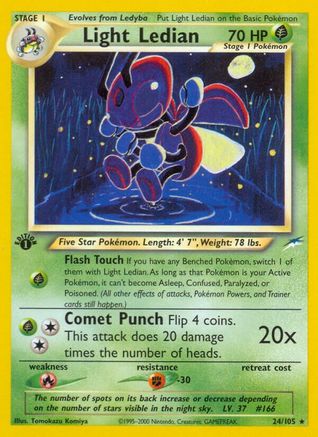 Light Ledian 24/105 - Neo Destiny Unlimited - Poke-Collect