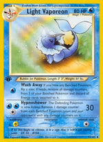 Light Vaporeon 52/105 - Neo Destiny 1st Edition - Poke-Collect
