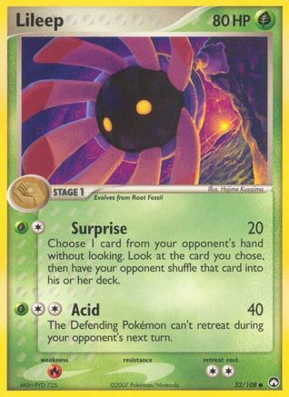 Lileep 52/108 - Power Keepers - Poke-Collect