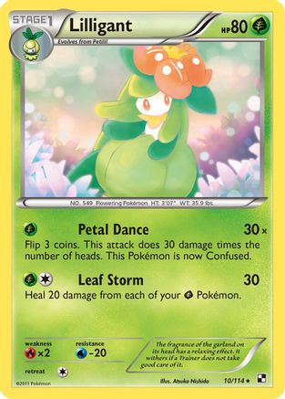 Lilligant 10/114 - Black and White - Poke-Collect