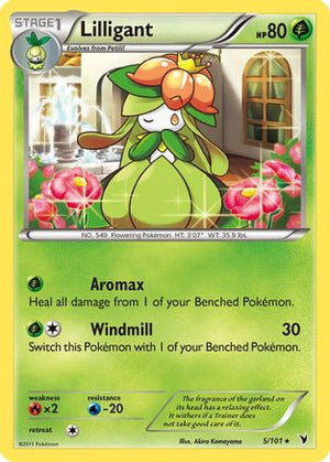 Lilligant 5/101 - Noble Victories Reverse Holofoil - Poke-Collect