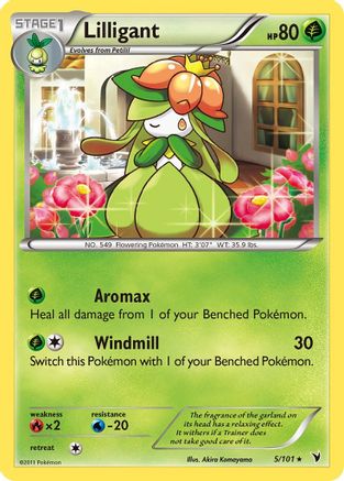 Lilligant 5/101 - Noble Victories - Poke-Collect
