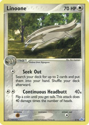Linoone 3/10 - EX Trainer Kit 1 Latias & Latios - Poke-Collect