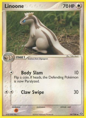 Linoone 34/106 - Emerald - Poke-Collect