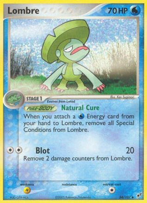 Lombre - 034/107 34/107 - Deoxys Reverse Holofoil - Poke-Collect