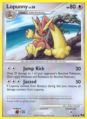 Lopunny 9/17 - POP Series 9 Holofoil - Poke-Collect