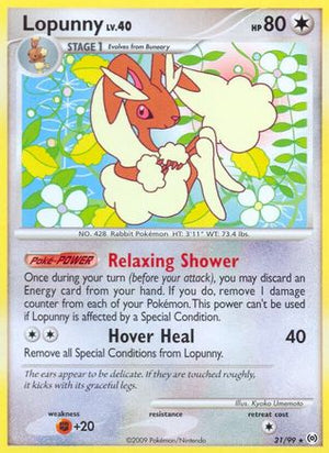 Lopunny 21/99 - Arceus Reverse Holofoil