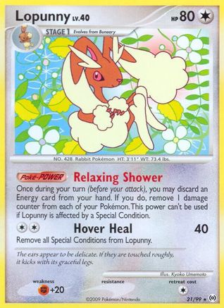 Lopunny 21/99 - Arceus Reverse Holofoil - Poke-Collect