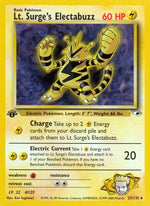 Lt. Surge's Electabuzz (27) 27/132 - Gym Heroes 1st Edition - Poke-Collect