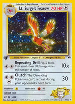 Lt. Surge's Fearow 7/132 - Gym Heroes 1st Edition Holofoil - Poke-Collect