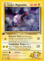 Lt. Surge's Magnemite (50) 50/132 - Gym Heroes Unlimited - Poke-Collect