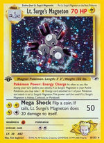 Lt. Surge's Magneton 8/132 - Gym Heroes 1st Edition Holofoil - Poke-Collect