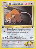 Lt. Surge's Raticate 53/132 - Gym Challenge Unlimited - Poke-Collect