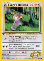 Lt. Surge's Rattata 85/132 - Gym Challenge Unlimited - Poke-Collect