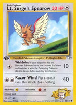Lt. Surge's Spearow (83) 83/132 - Gym Heroes Unlimited - Poke-Collect