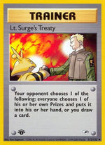 Lt. Surge's Treaty 112/132 - Gym Heroes Unlimited - Poke-Collect