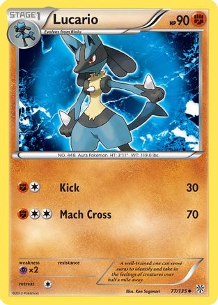 Lucario (77) 77/135 - Plasma Storm - Poke-Collect