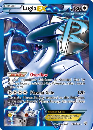 Lugia EX (Team Plasma) (134 Full Art) 134/135 - Plasma Storm Holofoil - Poke-Collect