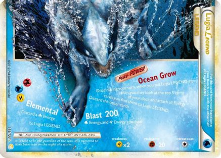 Lugia Legend (Bottom) 114/123 - HeartGold SoulSilver Holofoil - Poke-Collect