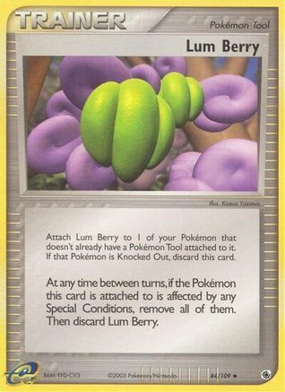 Lum Berry 84/109 - Ruby and Sapphire Reverse Holofoil - Poke-Collect