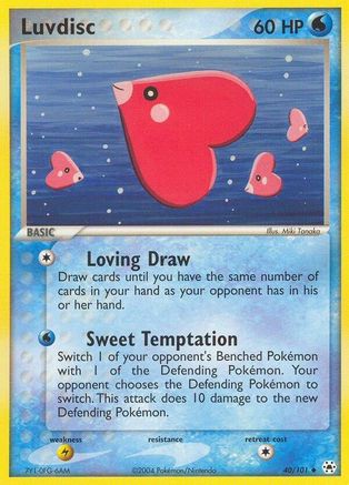 Luvdisc 40/101 - Hidden Legends - Poke-Collect