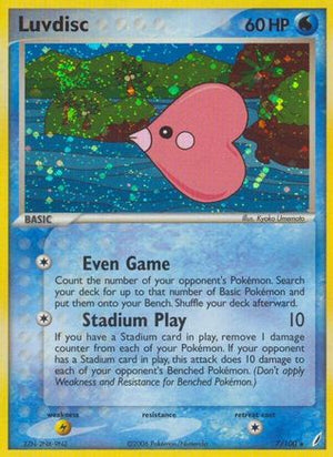 Luvdisc 7/100 - Crystal Guardians Reverse Holofoil - Poke-Collect