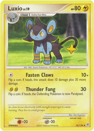 Luxio 52/130 - Diamond and Pearl Reverse Holofoil - Poke-Collect