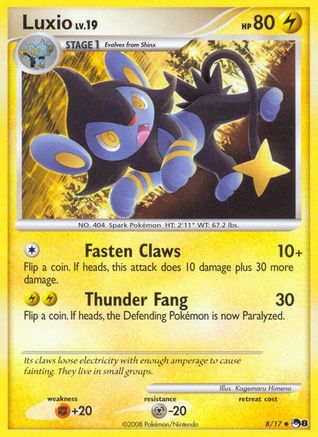 Luxio 8/17 - POP Series 8 Holofoil - Poke-Collect