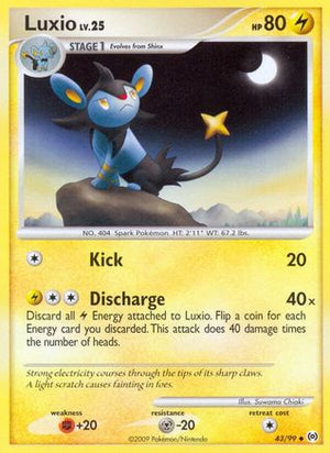 Luxio 43/99 - Arceus Reverse Holofoil