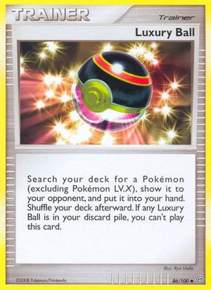 Luxury Ball 86/100 - Stormfront Reverse Holofoil