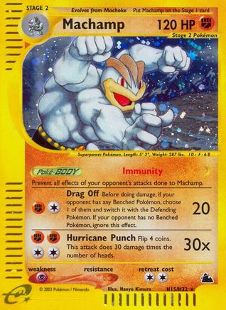 Machamp (H15) H15/144 - Skyridge Holofoil - Poke-Collect