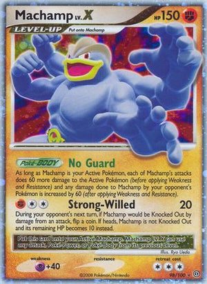 Machamp LV.X 98/100 - Stormfront Holofoil