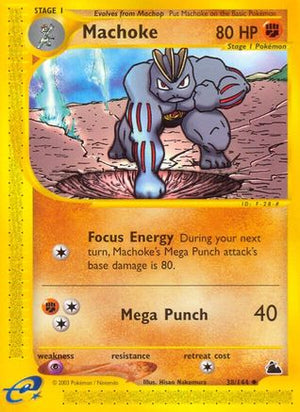 Machoke 38/144 - Skyridge Reverse Holofoil - Poke-Collect
