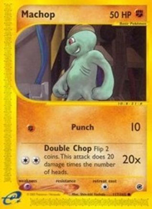 Machop 117/165 - Expedition Reverse Holofoil - Poke-Collect