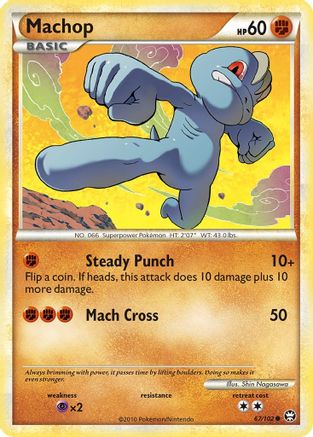 Machop 67/102 - Triumphant - Poke-Collect