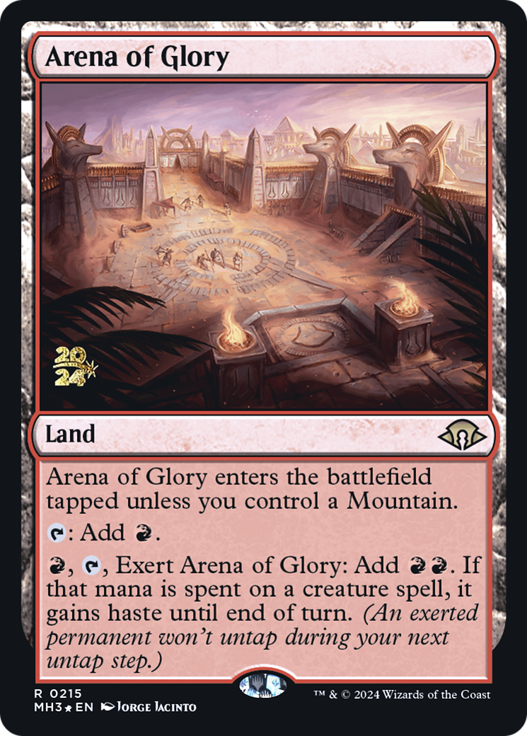 Arena of Glory (PRE-215) - Modern Horizons 3 Promos Foil - Poke-Collect