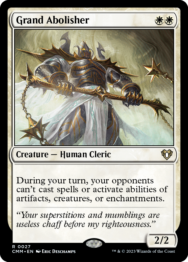 Grand Abolisher (CMM-027) - Commander Masters