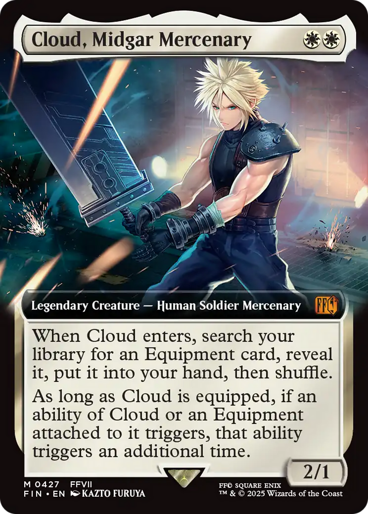 Cloud, Midgar Mercenary (FIN-427) - FINAL FANTASY: (Extended Art) - Poke-Collect