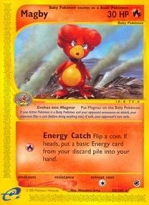 Magby (52) 52/165 - Expedition Reverse Holofoil - Poke-Collect