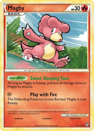 Magby 41/102 - Triumphant Reverse Holofoil - Poke-Collect